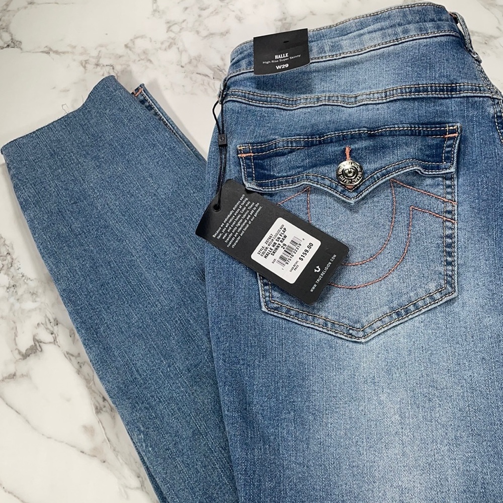 24 HR SALE ONLY True Religion Halle Raw Hem Jeans